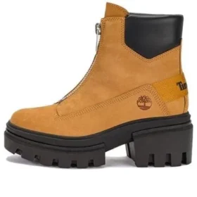 Everleigh Front-Zip Boot “Wheat Nubuck”