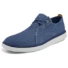 Gateway Pier Wide-Fit Casual Oxford Shoes “Dark Blue”