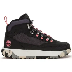 Greenstride Motion 6 Mid Fabric and Leather Waterproof Hiking Boot “Black”