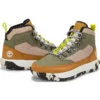 Greenstride Motion 6 Mid Fabric and Leather Waterproof Hiking Boot “Olive Green”