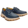 Greenstride Originals Ultra Leather Boat Shoes “Blue”