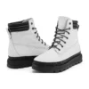 Greenstride Ray City Waterproof Wide Fit Boot “White Full Grain”