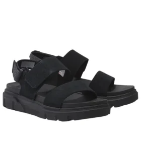 Greyfield 2 Back Strap Sandals “Black Suede”