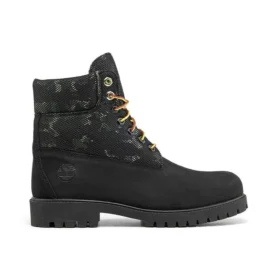 Heritage 6 Inch Boot “Black Nubuck with Camo”