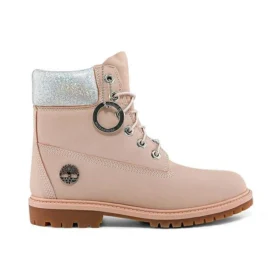 Heritage 6 Inch Waterproof Boots “Light Pink Nubuck”