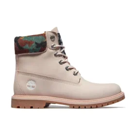 Heritage 6 Inch Waterproof Boots “Pale Pink Nubuck with Camo”