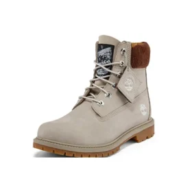 Heritage 6 Inch Waterproof Wide Fit Boots “Beige Nubuck with Camo”