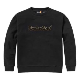 Logo Texture Crew Sweater “Black”