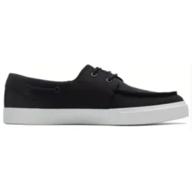 Low Lace Up Sneakers “Black Canvas”