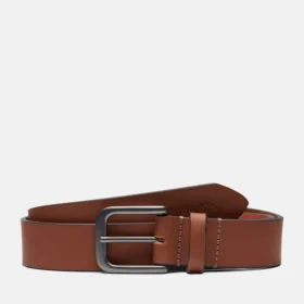 Men’s 35Mm Classic Jean Belt Brown Leather