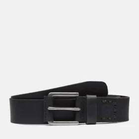 Men’s 40Mm Pull-Up Jean Belt Black Leather