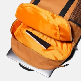 Men’s Calverton Backpack in Wheat with Logo