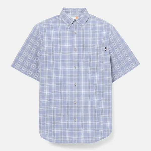 Men’s Checkered Poplin Short-Sleeve Shirt Men’s Checkered Poplin Short-Sleeve Shirt