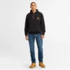 Men’s Contrast Stitch Logo Hoodie – Black Men’s Contrast Stitch Logo Hoodie – Black
