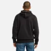 Men’s Contrast Stitch Logo Hoodie – Black Men’s Contrast Stitch Logo Hoodie – Black