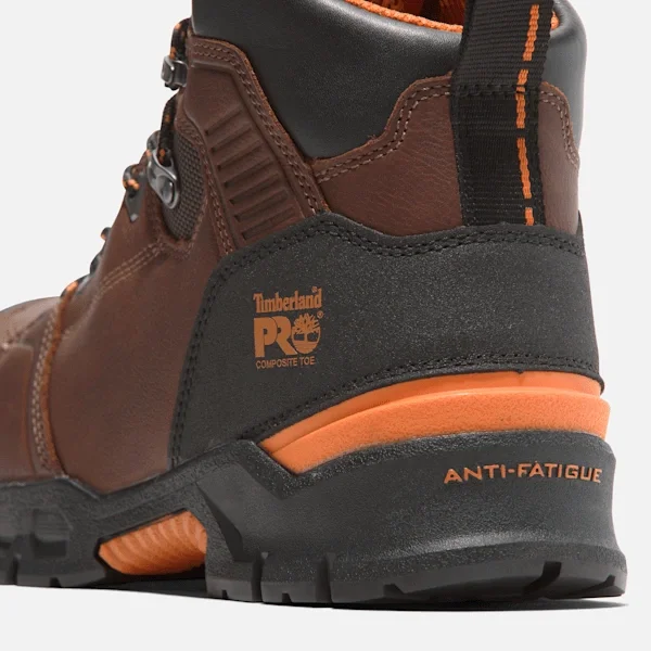 Men’s Endurance Ev Comp-Toe Work Boots – Teak Brown/Orange Men’s Endurance Ev Comp-Toe Work Boots – Teak Brown/Orange