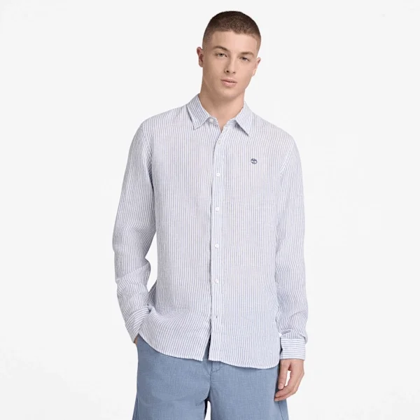 Men’s Mill Brook Regular Fit Linen Shirt Men’s Mill Brook Regular Fit Linen Shirt