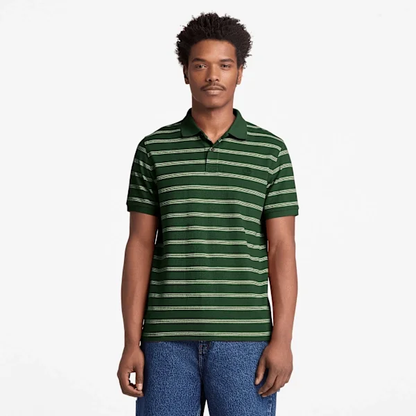Men’s Millers River Striped Short-Sleeve Polo Men’s Millers River Striped Short-Sleeve Polo
