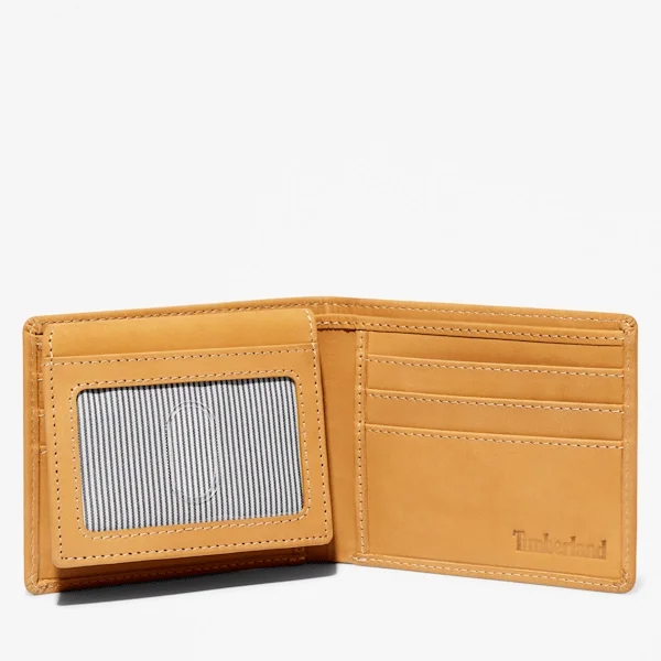 Men’s Oversized Logo Passcase Wallet Wheat Men’s Oversized Logo Passcase Wallet Wheat
