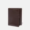 Men’s Smooth Leather Trifold Wallet in Brown Men’s Smooth Leather Trifold Wallet in Brown
