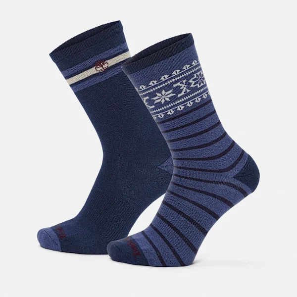 Men’s Timberland® 2-Pack Fair Isle Crew Sock Men’s Timberland® 2-Pack Fair Isle Crew Sock