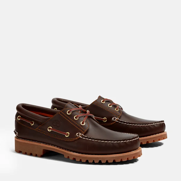 Men’s Timberland® Authentic 3-Eye Lug Handsewn Boat Shoe Men’s Timberland® Authentic 3-Eye Lug Handsewn Boat Shoe