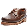 Men’s Timberland® Authentic 3-Eye Lug Handsewn Boat Shoe Men’s Timberland® Authentic 3-Eye Lug Handsewn Boat Shoe