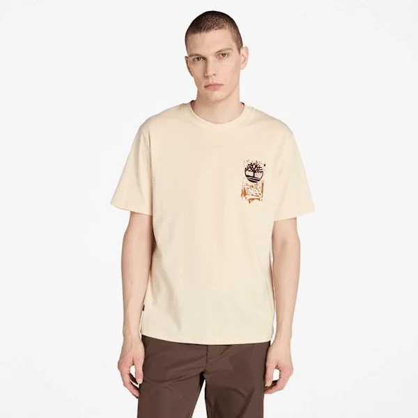 Men’s Timberland® Brand Carrier Slogan Back Graphic T-Shirt Men’s Timberland® Brand Carrier Slogan Back Graphic T-Shirt