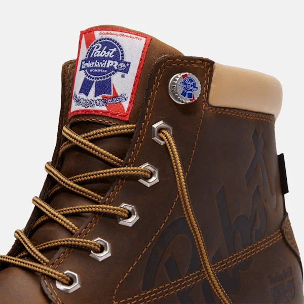 Men’s Timberland Pro® and Pabst Blue Ribbon Gridworks 6 Soft Toe Waterproof Work Boot Men’s Timberland Pro® and Pabst Blue Ribbon Gridworks 6 Soft Toe Waterproof Work Boot