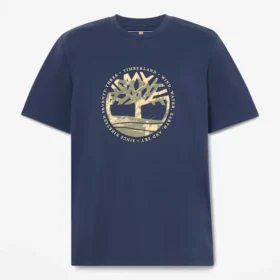 Men’s Tree Logo Lake House Graphic T-Shirt