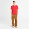 Men’s Washed Embroidered Logo T-Shirt