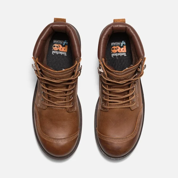 Men’s Whitman 6-Inch Soft Toe Work Boots – Medium Brown Men’s Whitman 6-Inch Soft Toe Work Boots – Medium Brown