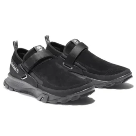 Mills Falls Slip-On Leather Shoes “Black Suede”