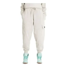 Mixed Media Garment Dye Sweatpants “White”