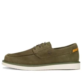 Newmarket II Boat Shoes “Lichen Green”