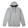 Oyster River Zip Front Hoodie “Grey”