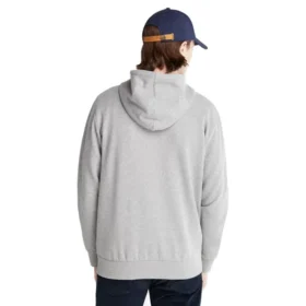 Oyster River Zip Front Hoodie “Grey”