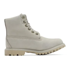 Paninara Collarless 6 Inch Waterproof Boots “Light Grey Nubuck”