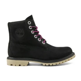 Paninara Collarless 6 Inch Wide Fit Waterproof Boots “Black Nubuck”