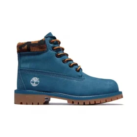 Premium 6 Inch Waterproof Boots “Blue Suede Nubuck Camo”