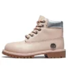 Premium 6-inch Waterproof Boots “Pink Full Grain”