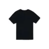 Printing Casual Round Neck Short Sleeve Couple Style Black