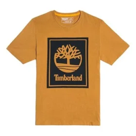 Printing Casual Round Neck Short Sleeve Couple Style Yellow
