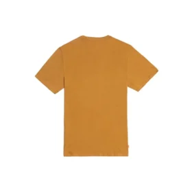 Printing Casual Round Neck Short Sleeve Couple Style Yellow
