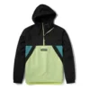 Pullover Windbreaker Jacket “Black Green”