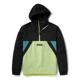 Pullover Windbreaker Jacket “Black Green”