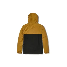 Pullover Windbreaker Jacket “Brown Black”