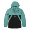 Pullover Windbreaker Jacket “Green Black”
