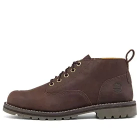 Redwood Falls Waterproof Wide Fit Chukka Boots “Dark Brown Full Grain”