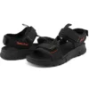 Ripcord Double-Strap Sandals “Black”